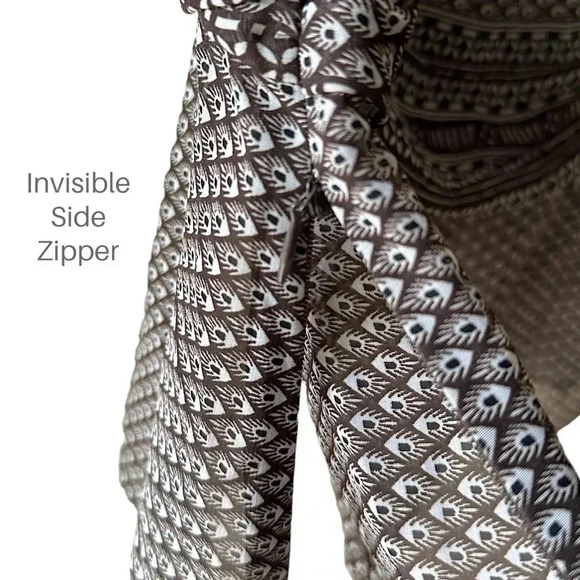 ANN TAYLOR NWOT SHEER CAP SLEEVE FAUX WRAP TOP | SIZE: 14 - Picture 5 of 7